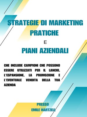 cover image of Strategie di marketing pratiche e piani aziendali